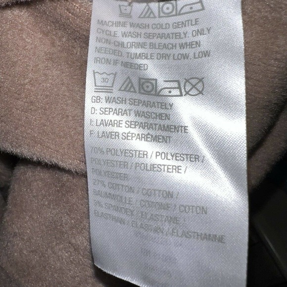 Isaac Mizrahi Live Brown Zip-Up jacket With Hood, Lined, Woman Size M AT - Picture 8 of 8